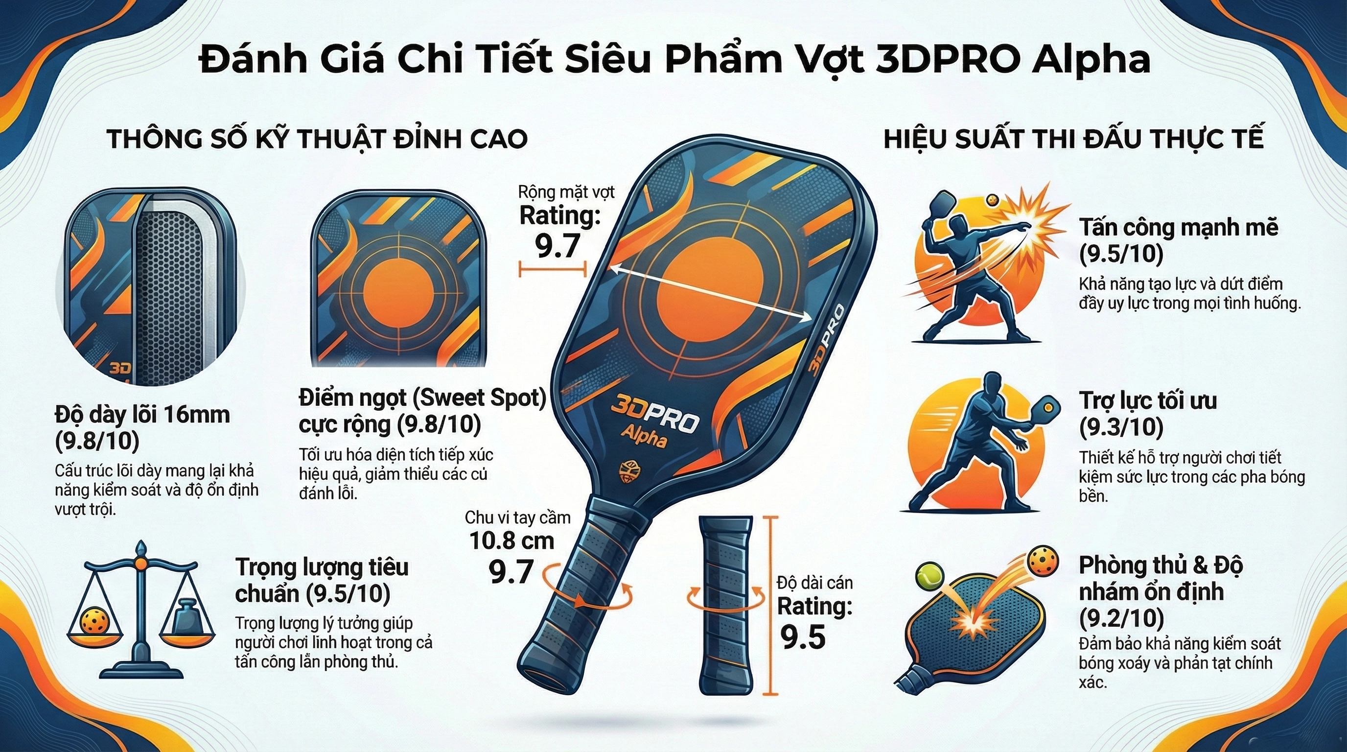 Chọn vợt pickleball cho người mới cần chú ý những gì?