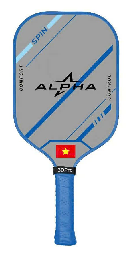 3DPRO ALPHA 16mm - Vợt pickleball giá rẻ cho newbie