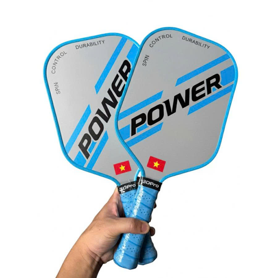 3DPRO POWER 16mm - Vợt pickleball carbon T700 cho người chơi công